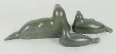 3 INUIT STONE CARVINGS