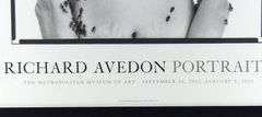 RICHARD AVEDON EXHIBITION POSTER