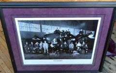 THREE FRAMED HOCKEY PRINTS