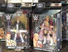 FIVE MATTEL WWE "ELITE" ACTION FIGURES
