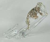 TWO WILDLIFE FIGURINES