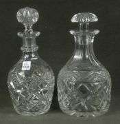 5 CRYSTAL DECANTERS