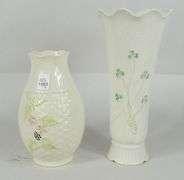 2 BELLEEK VASES