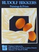 RUDOLF BIKKERS EXHIBITION POSTER