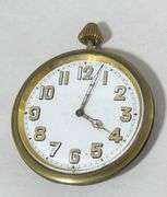 SWISS AUTO CLOCK AND GINGER BEER BOTTLE