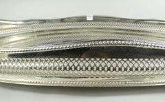 TWO LARGE OVAL TRAYS