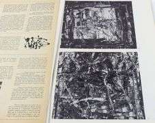 JEAN PAUL RIOPELLE MAGAZINE WITH LITHOGRAPHS