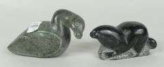 4 INUIT STONE CARVINGS