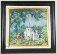 SCHLEUSNER PASTEL PAINTING