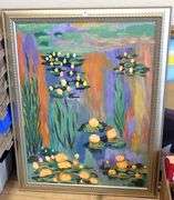 TWO FRAMED OIL PAINTINGS