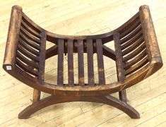 WOODEN CAVALRY BENCH