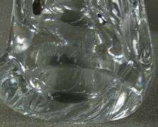 3 ART CRYSTAL VASES