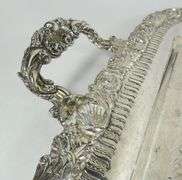 2 LARGE SHEFFIELD SERVICE TRAYS