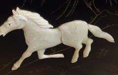 SIX-PANEL ASIAN LACQUER FLOOR SCREEN