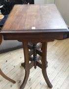 TWO ANTIQUE PLANT STANDS