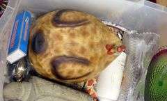 BOX AND BIN OF CHINA, GLASS, GARDEN ORNAMENT, ETC.