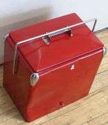 COCA-COLA COOLER WITH CONTENTS