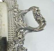 2 LARGE SHEFFIELD SERVICE TRAYS