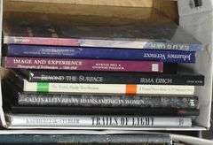 TWO BOX LOTS OF ART RELATED BOOKS