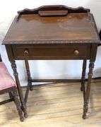 TELEPHONE TABLE AND CHAIR