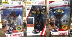 FIVE MATTEL WWE "ELITE" ACTION FIGURES
