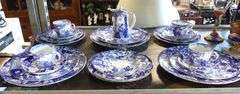 ROYAL CROWN DERBY "BLUE MIKADO" DINNERWARE