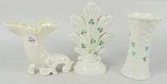 5 BELLEEK VASES