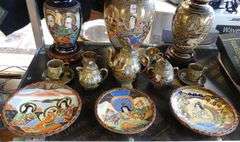 JAPANESE SATSUMA PORCELAIN