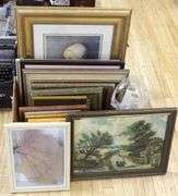 BOX LOT OF ASSORTED ARTWORK
