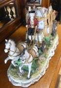 IMPRESSIVE DRESDEN PORCELAIN "CARRIAGE" FIGURINE
