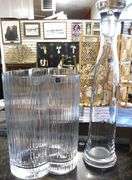 THREE QUALITY VASES AND DECANTER