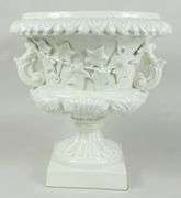 FAIENCE URN OR PLANTER