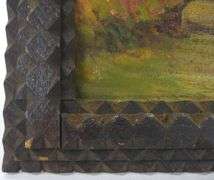 ENGLISH OIL IN TRAMP ART FRAME