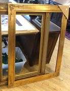 THREE LARGE GILTWOOD FRAMES