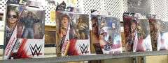 FIVE MATTEL WWE "ELITE" ACTION FIGURES