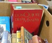 TWO BOX LOTS OF BOOKS AND MAGAZINES