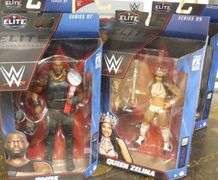 FIVE MATTEL WWE "ELITE" ACTION FIGURES