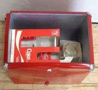 COCA-COLA COOLER WITH CONTENTS