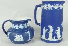 TWO WEDGWOOD PITCHERS
