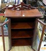 DIMINUTIVE TABLE TOP CABINET