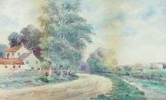 ENGLISH SCHOOL WATERCOLOUR