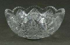 FOUR PIECES HAND-CUT CRYSTAL