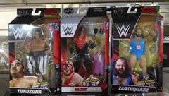 FIVE SPECIAL MATTEL WWE "ELITE" ACTION FIGURES
