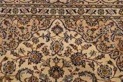 WHITE KASHAN CARPET