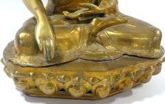 LARGE BRASS "BUDDHA" SCULPTURE