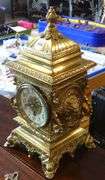 ELABORATE BRASS CLOCK