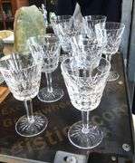 EIGHT WATERFORD "LISMORE" CLARET WINES