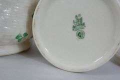 4 BELLEEK COVERED JARS