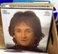 BOX LOT OF RECORDS AND BOOKS