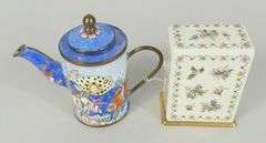 MINIATURE CLOCK & TEAPOT